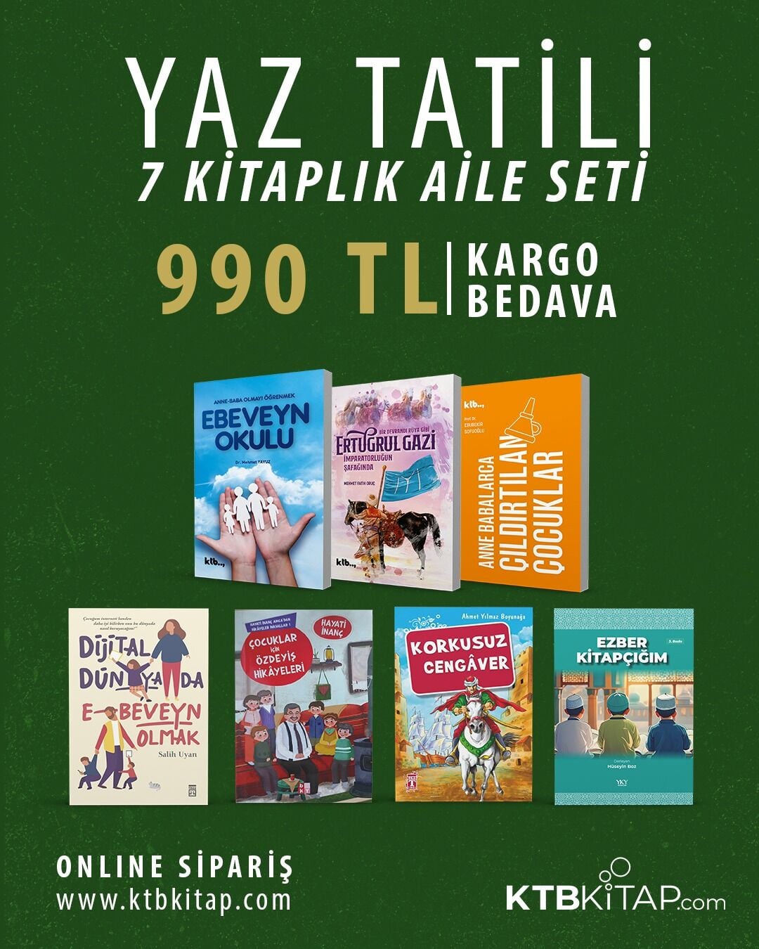 Yaz Tatili 7 Kitaplık Aile Seti